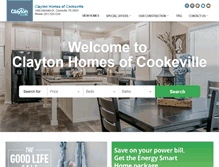 Tablet Screenshot of claytoncookeville.com